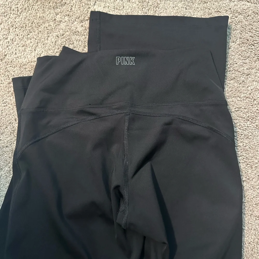 PINK Black Flare Leggings - Picture 3 of 3